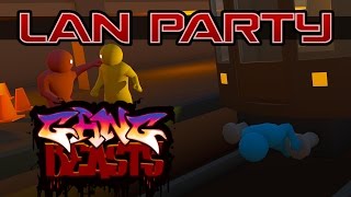 Gang Beasts  Subway Showdown  LAN Party [upl. by Fritzie]