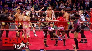 Braun Strowman and the Cruiserweights lay waste to Enzo Amore Raw Fallout Sept 25 2017 [upl. by Byler]