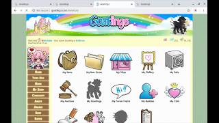 Gifting on Virtual Pet Site  How to Send Items amp Search Your Safe on Goatlings [upl. by Lebisor]