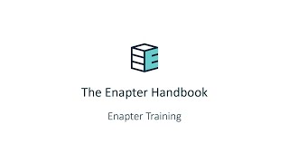 Enapter Training  The Enapter Handbook July 2022 [upl. by Knighton]