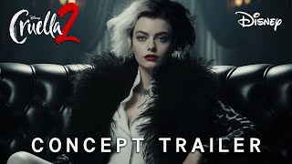 Cruella 2 2025  CONCEPT TRAILER  Disney amp Emma Stone 4K [upl. by Saval]