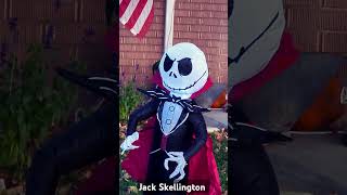 Jack Skellington Halloween Inflatable halloweeninflatables jackskellington inflatable halloween [upl. by Keese]