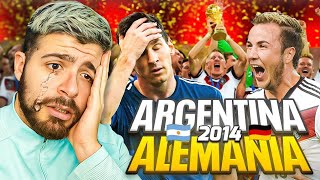 ARGENTINO REACCIONA A LA FINAL DEL MUNDIAL 2014 VS ALEMANIA ¿NOS ROBARON LA COPA ¿SIGUE DOLIENDO [upl. by Yaya690]