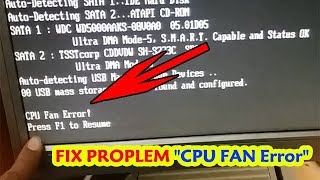 How to Fix CPU FAN ERROR FIX RESOLVIDO 2019  YouTube [upl. by Rosalee]