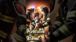 Heroic Rescue Firefighters Save Baby Deer 🧑‍🚒🦌 deerrescue firefighters [upl. by Patman]