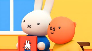 At the library with Miffy  Miffy  Full Episodes [upl. by Llenil]