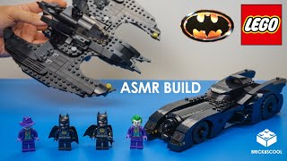 Batman 1989｜Batmobile｜Batwing｜Lego Speed Build｜ASMR [upl. by Eniar]