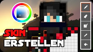 Skin einfach erstellen 💥 Minecraft 2022 [upl. by Reace]