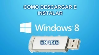 Como instalar Windows 8 PRO desde una memoria USB [upl. by Atinahs804]