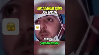 Adamın son sözleri Ne uğursuz karısın be komik komedi komikvideolar [upl. by Lledroc]