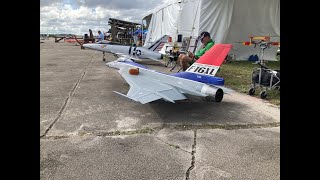 SUPER RARE  AzAerosports F16XL  Jets over Deland 2024 [upl. by Yzeerb560]