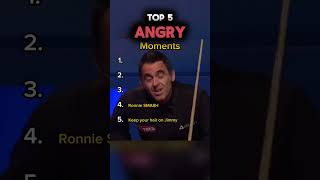 Top 5 angry moments in snooker [upl. by Wayne670]