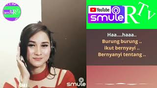 Setangkai Bunga Padi  Karaoke duet bareng Tasya [upl. by Kere726]