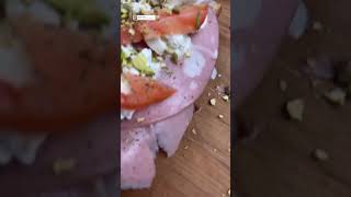 SANDWICH PROSCIUTTO MORTADELLA with MOZARELLA LIVE COOKING FAST FOOD BEST INGREDIENTS BETTER TASTE [upl. by Floro]