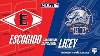 ESCOGIDO VS LICEY  EN VIVO [upl. by Kirred]