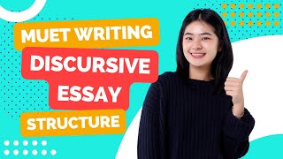 MUET Discursive essay structure [upl. by Lehacim]