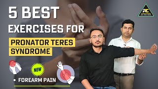 5 BEST HOME EXERCISES TO TREAT PRONATOR TERES SYNDROME  FOREARM PAIN  GET GOOD RESULTS [upl. by Iknarf191]