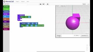 BlocksCAD Training Video Intersection [upl. by Ainoyek]