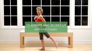 10Minute Pilates Mat Workout with Kristi Cooper  Pilates Anytime [upl. by Maillliw]