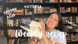 Weekly reading recap  Victober Update  Spooky Update [upl. by Skcirdnek131]