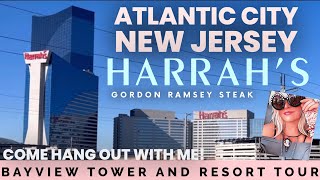 Harrah’s Atlantic City comp stay in Bayview tower resort tour and review [upl. by Barfuss532]