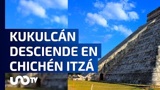 Kukulcán desciende en Chichén Itzá y marca el inicio de la Primavera [upl. by Yeldahc92]