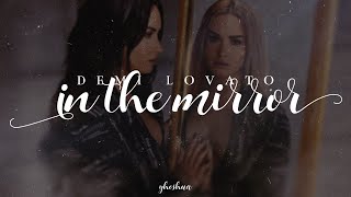 demi lovato  in the mirror lyrics [upl. by Nalaf]