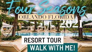 Four Seasons Resort Orlando at Walt Disney World Resort walk around tour 2021 [upl. by Marcellina]