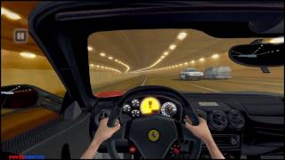 Test Drive Unlimited  Ferrari F430 Scuderia 16M Tunnel Fun HD [upl. by Armilla]