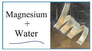 Reaction of Magnesium and Water Mg  H2O [upl. by Flinn547]