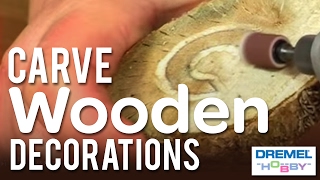 How to carve wooden decorations with the Dremel Stylus  Part Two  AD [upl. by Sydney306]