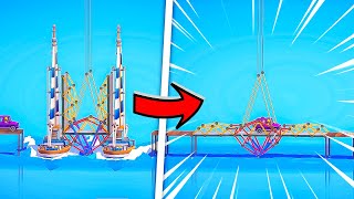 Engineering ILLEGAL bridges in Poly Bridge 3 [upl. by Zailer]