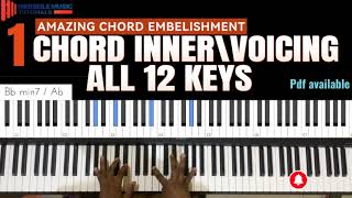 Learn “1” Chord Embellishment on All 12keys [upl. by Lechner663]