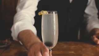 How to make a French 75 cocktail [upl. by Ellatnahc253]