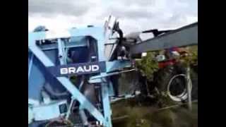 91613 Fox Vineyard Braud 524 Grape Harvester  Iowa [upl. by Hardin]