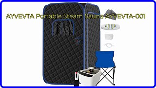 REVIEW 2024 AYVEVTA Portable Steam Sauna AYVEVTA001 ESSENTIAL details [upl. by Ahsila712]