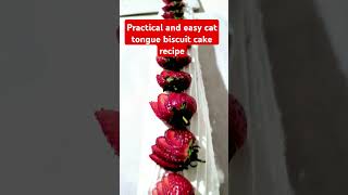 quotPopular Ladyfinger Biscuit Cake Recipe Easy and Delicious [upl. by Yorle641]