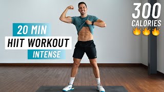 20 Min Fat Burning HIIT Workout  Full body Cardio No Equipment No Repeat [upl. by Horn]