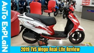 2019 TVS Wego RealLife Review  How is It [upl. by Nwahsiek]