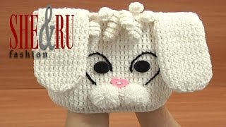 How to Crochet Bunny Hat With Long Ears Tutorial 1 Part 2 of 3 [upl. by Ettezyl]