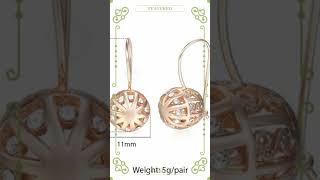 Modern Openwork Sphere Drop Earrings [upl. by Samuele649]