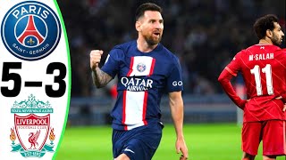 PSG vs Liverpool 53  All Goals and Extended HIGHLIGHTS  Résumé  Last Matches  HD [upl. by Ansilma]