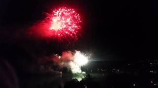 02082015 2200 Großes Abschluss Feuerwerk vom Mondseer Seefest VB [upl. by Poree]