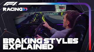 Braking Styles In F1 Explained  F1 TV Racing ID [upl. by Bay188]