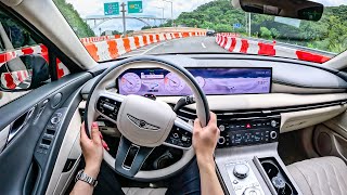 The New 2025 Genesis G80 35T FACELIFT POV Test Drive [upl. by Sclater435]