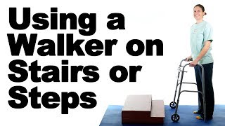 How to Use a Walker on Stairs  Ask Doctor Jo [upl. by Stevens123]