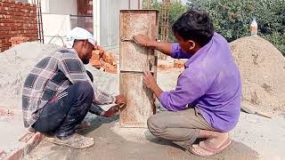 4 inch ka column bharne ka tarika  construction [upl. by Aretha]