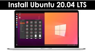 How to Dual Boot Ubuntu 2004 LTS and Windows 10  2020 [upl. by Eiramlatsyrc]