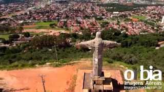 Cristo em Senador Canedo  Filmado por nosso drone [upl. by Selestina158]