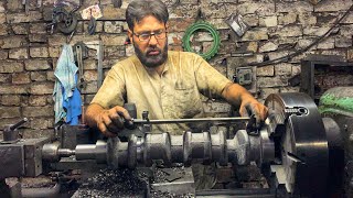 Production of Crankshafts in Factory Complete Process  Machining 3 Cylinder Engine Crankshaft [upl. by Abagael]